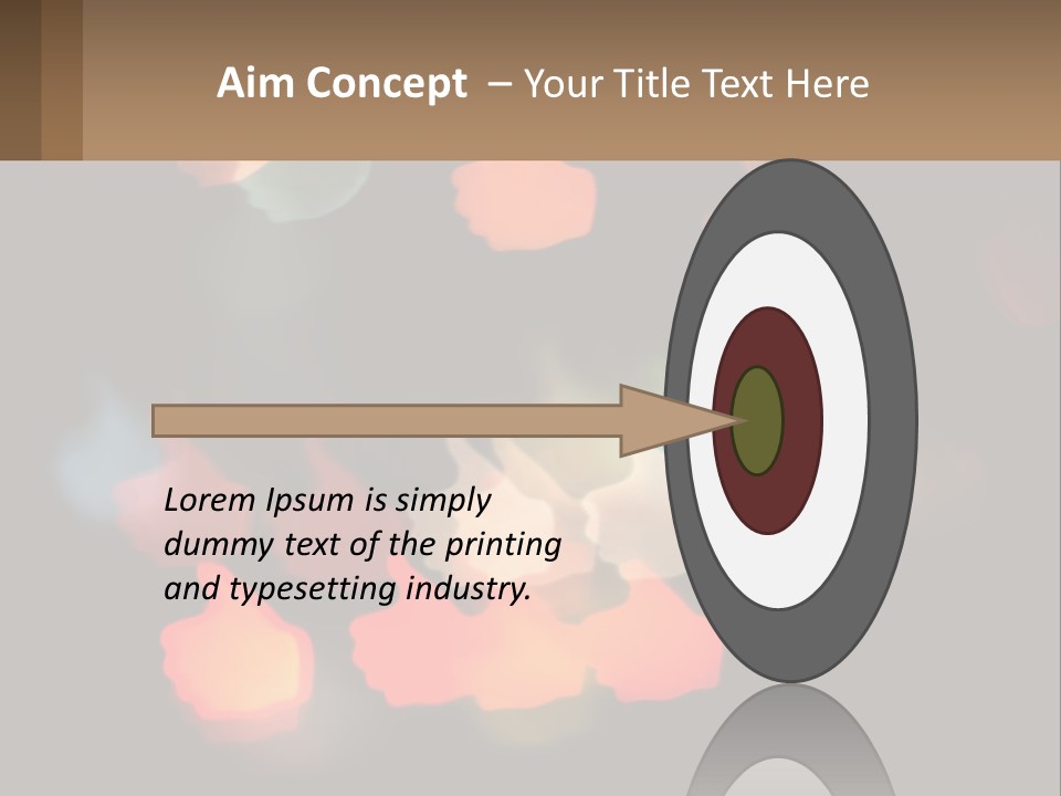 A Blurry Photo Of A Thumbs Up Sign PowerPoint Template