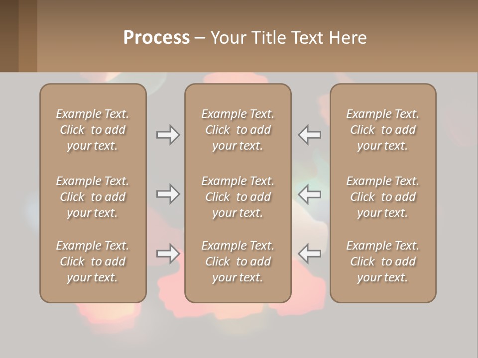 A Blurry Photo Of A Thumbs Up Sign PowerPoint Template