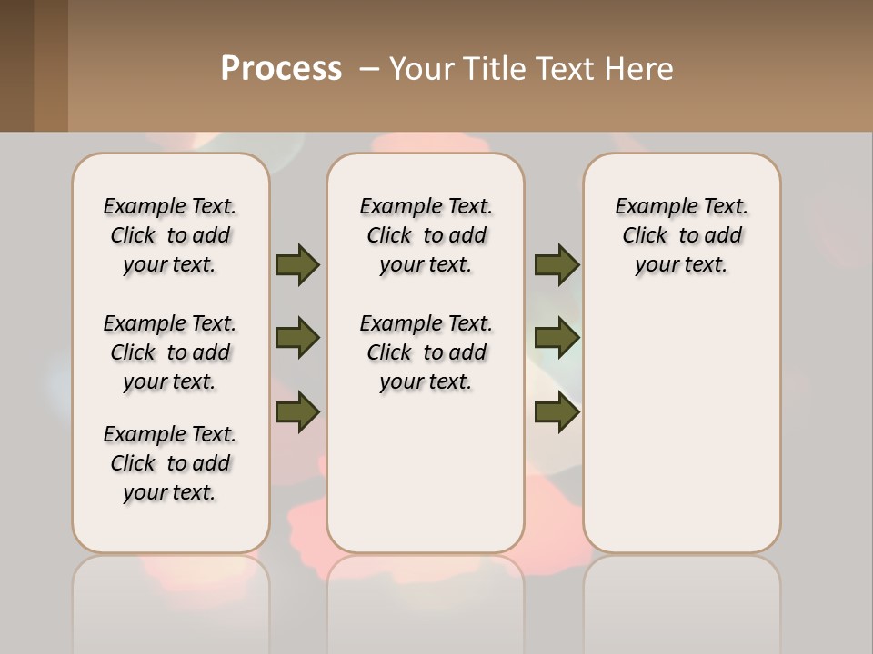 A Blurry Photo Of A Thumbs Up Sign PowerPoint Template