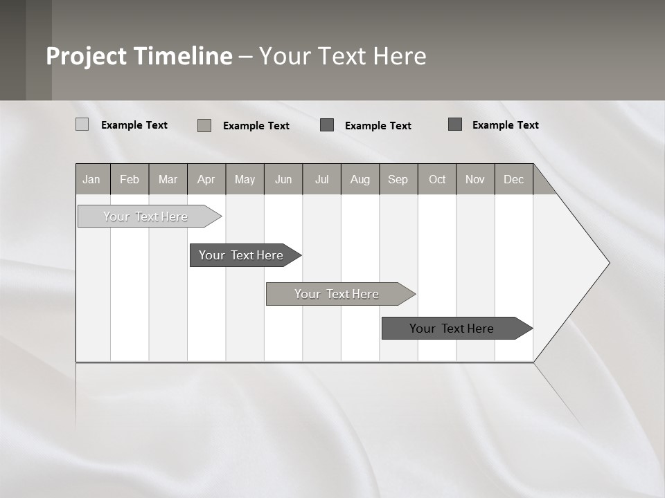 A Close Up Of A White Satin Fabric Powerpoint Presentation PowerPoint Template