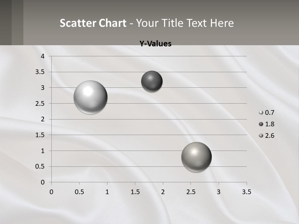A Close Up Of A White Satin Fabric Powerpoint Presentation PowerPoint Template