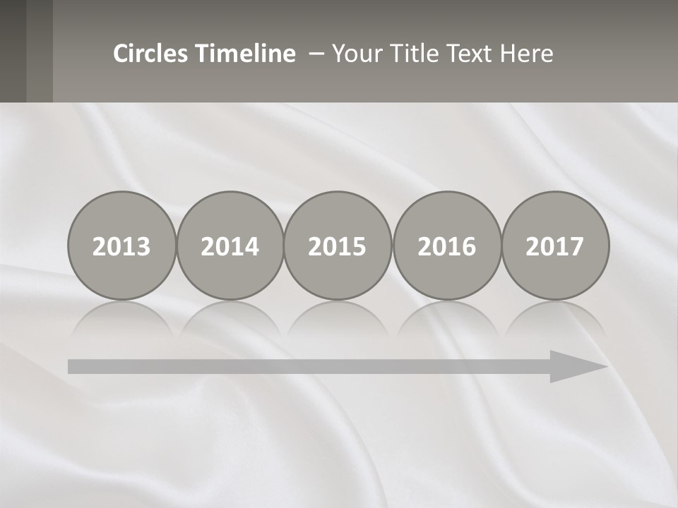 A Close Up Of A White Satin Fabric Powerpoint Presentation PowerPoint Template