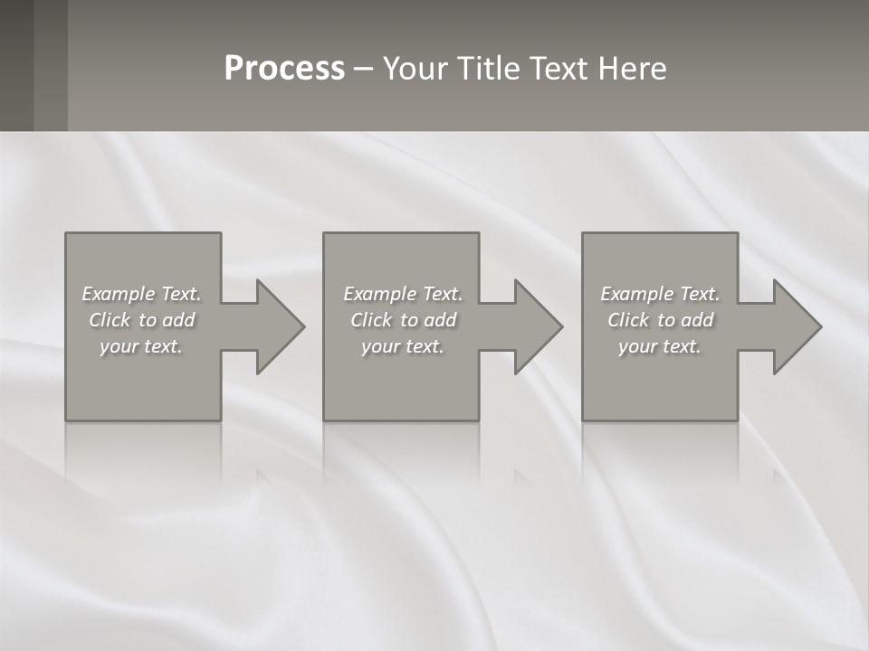 A Close Up Of A White Satin Fabric Powerpoint Presentation PowerPoint Template