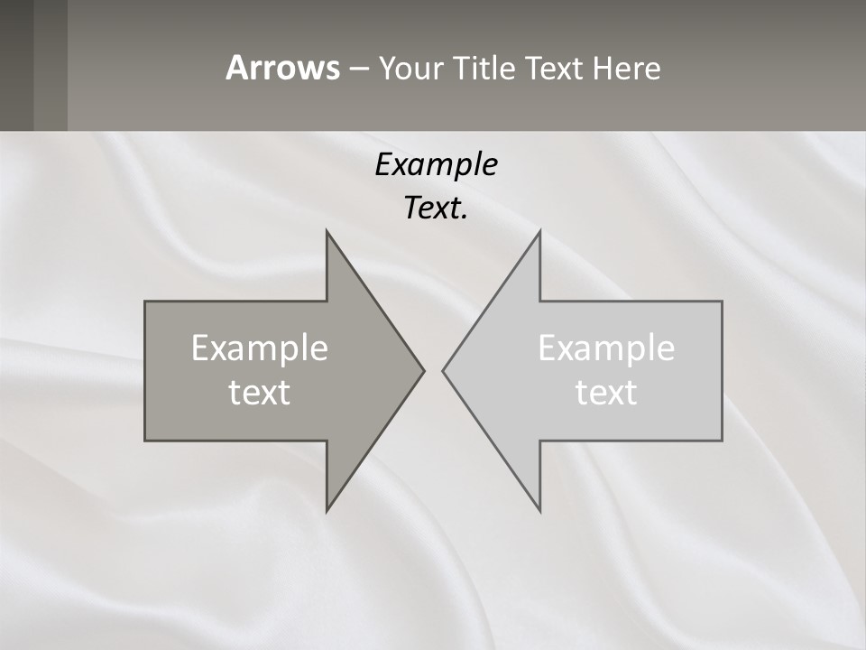 A Close Up Of A White Satin Fabric Powerpoint Presentation PowerPoint Template