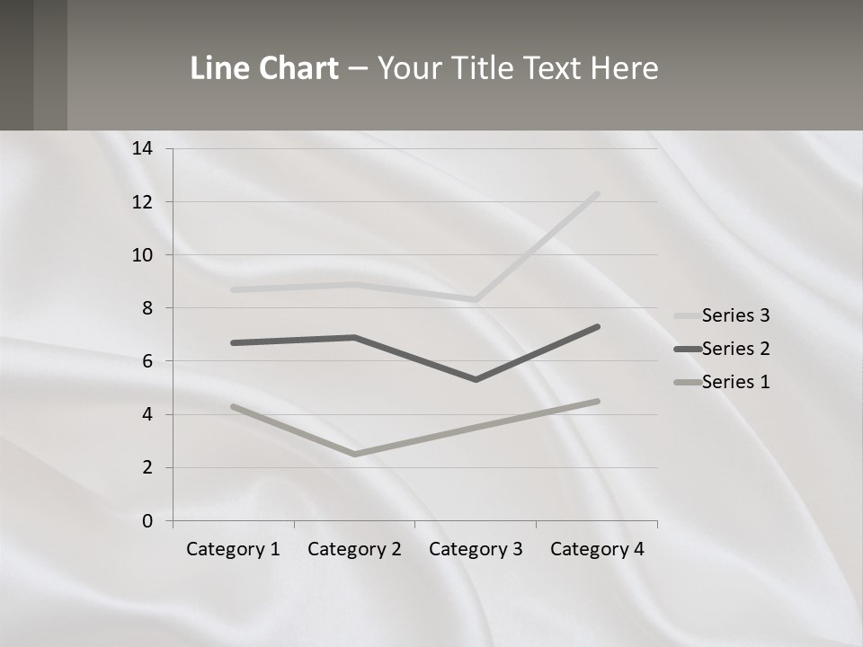 A Close Up Of A White Satin Fabric Powerpoint Presentation PowerPoint Template
