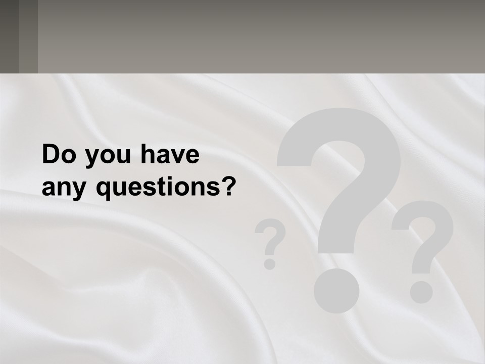 A Close Up Of A White Satin Fabric Powerpoint Presentation PowerPoint Template