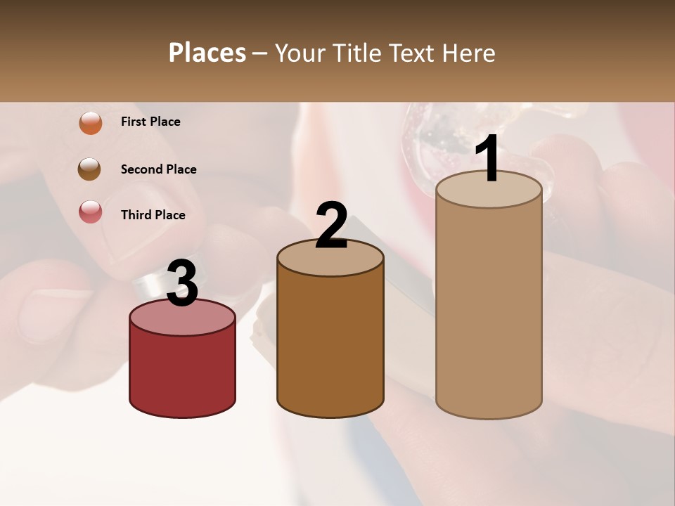 A Person Holding A Cell Phone In Their Hand PowerPoint Template