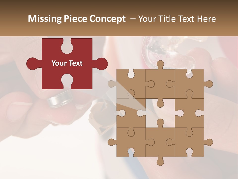 A Person Holding A Cell Phone In Their Hand PowerPoint Template