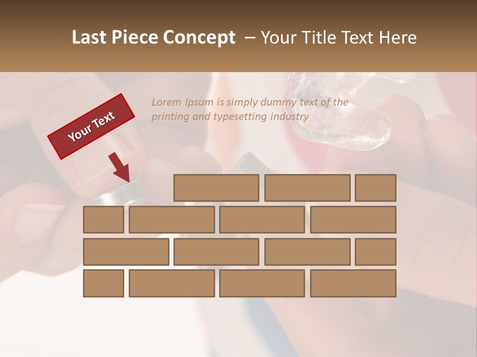 A Person Holding A Cell Phone In Their Hand PowerPoint Template