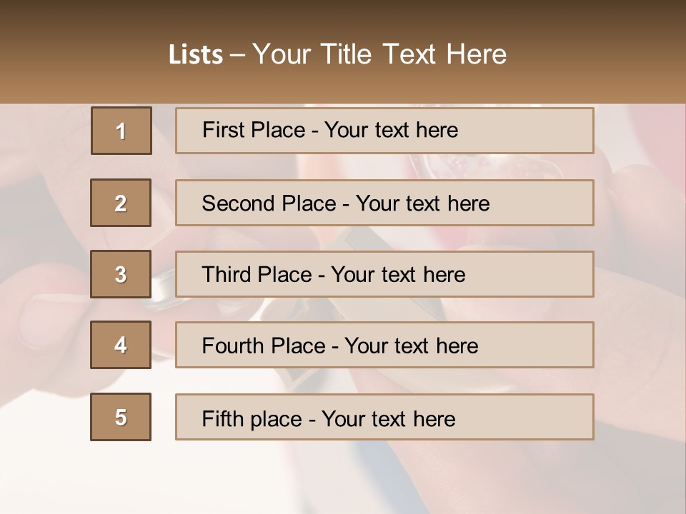 A Person Holding A Cell Phone In Their Hand PowerPoint Template