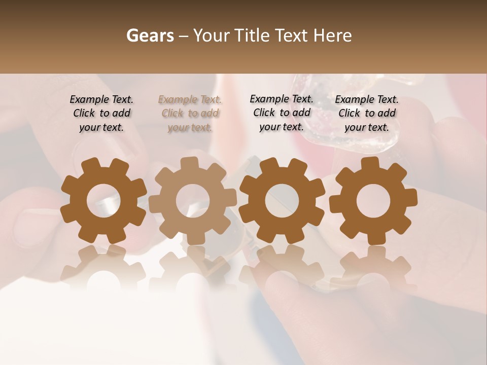 A Person Holding A Cell Phone In Their Hand PowerPoint Template