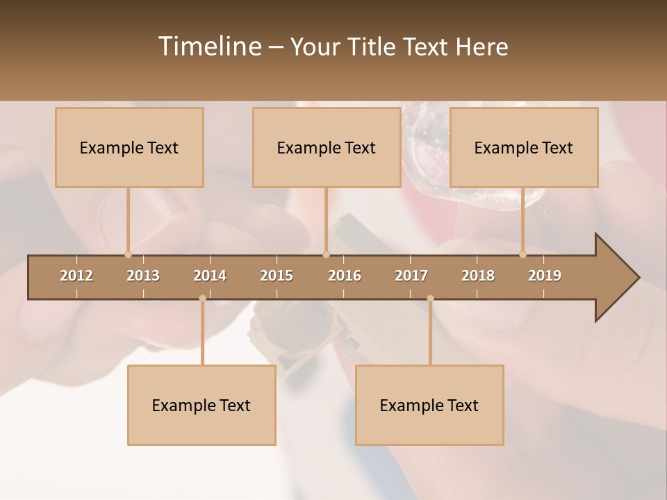A Person Holding A Cell Phone In Their Hand PowerPoint Template