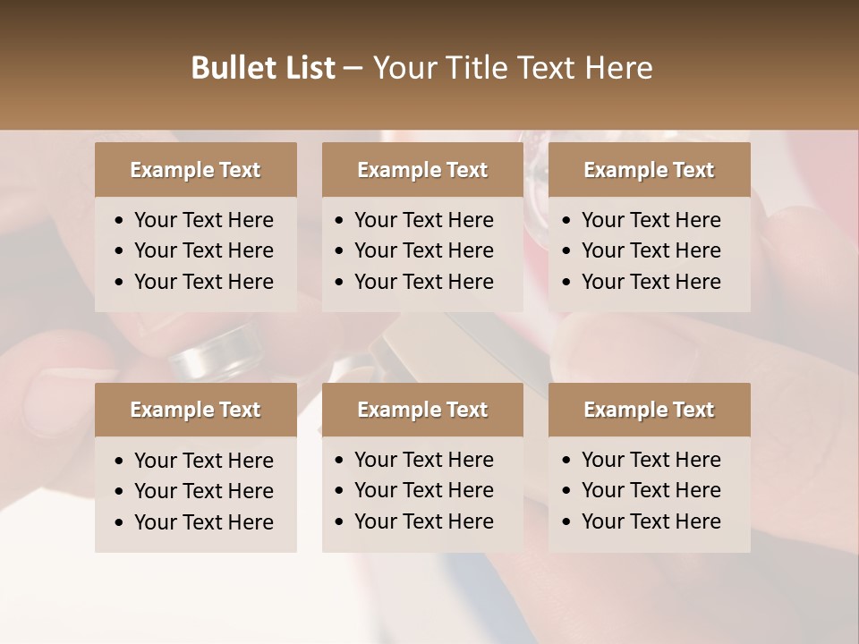 A Person Holding A Cell Phone In Their Hand PowerPoint Template