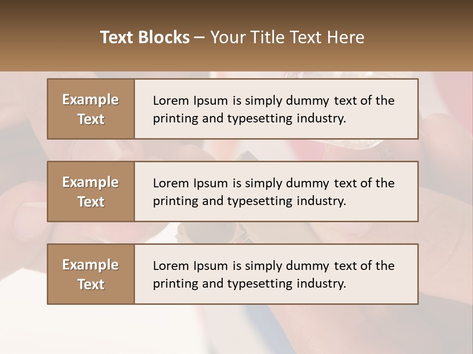 A Person Holding A Cell Phone In Their Hand PowerPoint Template
