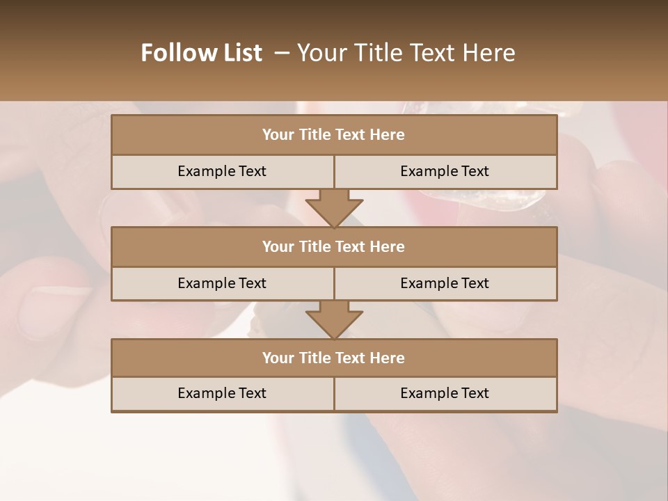 A Person Holding A Cell Phone In Their Hand PowerPoint Template