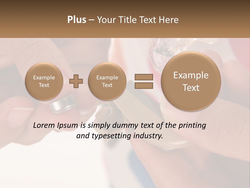 A Person Holding A Cell Phone In Their Hand PowerPoint Template