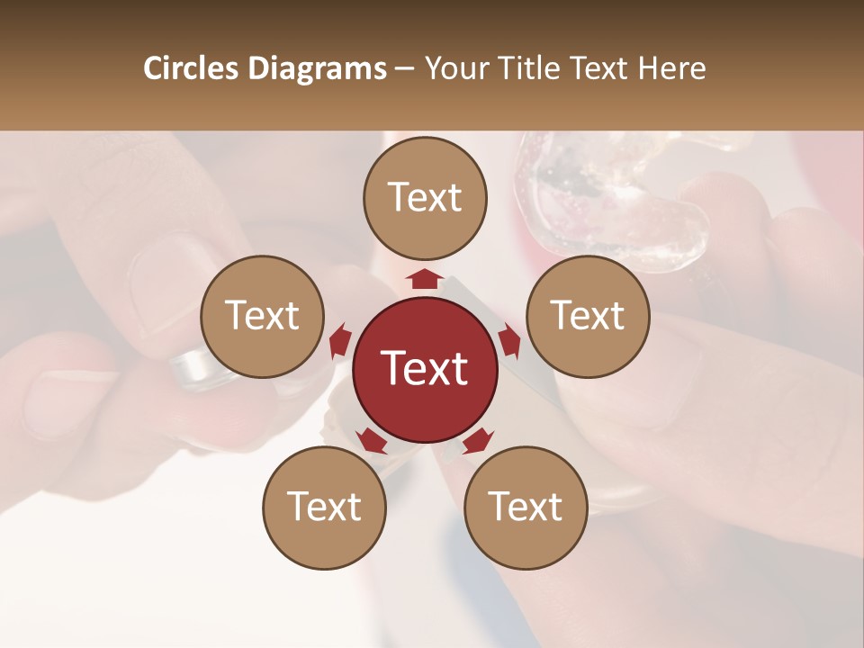 A Person Holding A Cell Phone In Their Hand PowerPoint Template