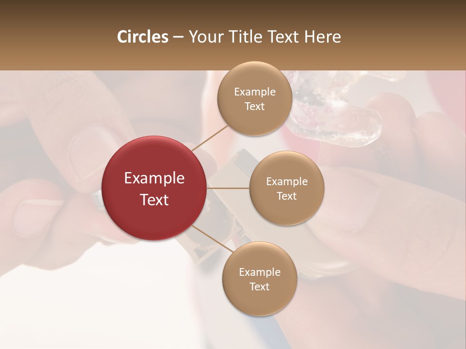 A Person Holding A Cell Phone In Their Hand PowerPoint Template