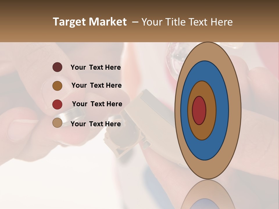 A Person Holding A Cell Phone In Their Hand PowerPoint Template