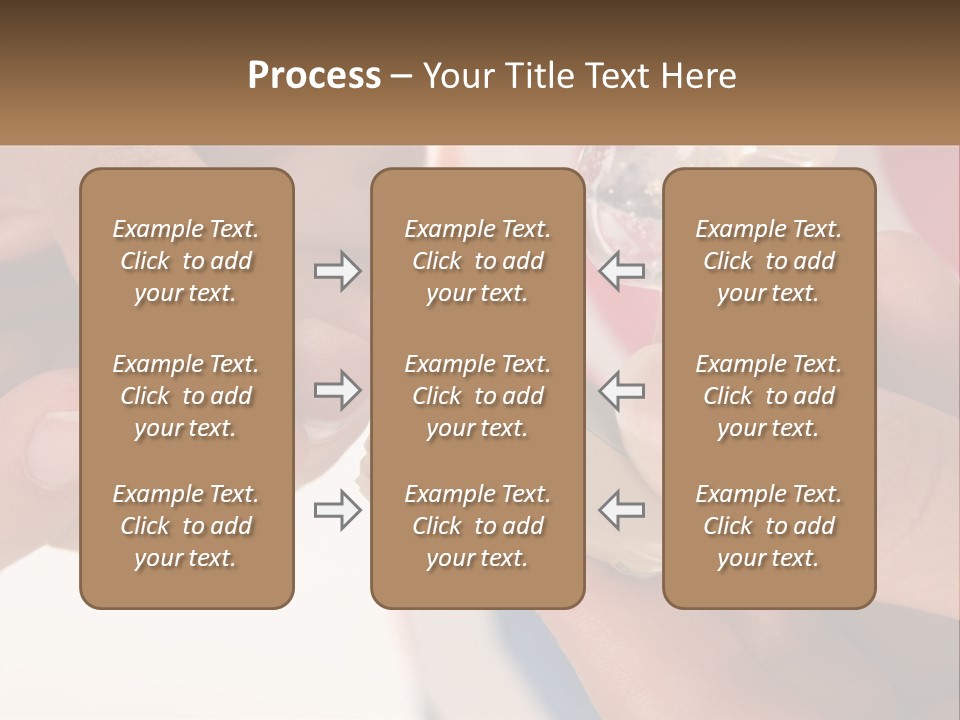 A Person Holding A Cell Phone In Their Hand PowerPoint Template