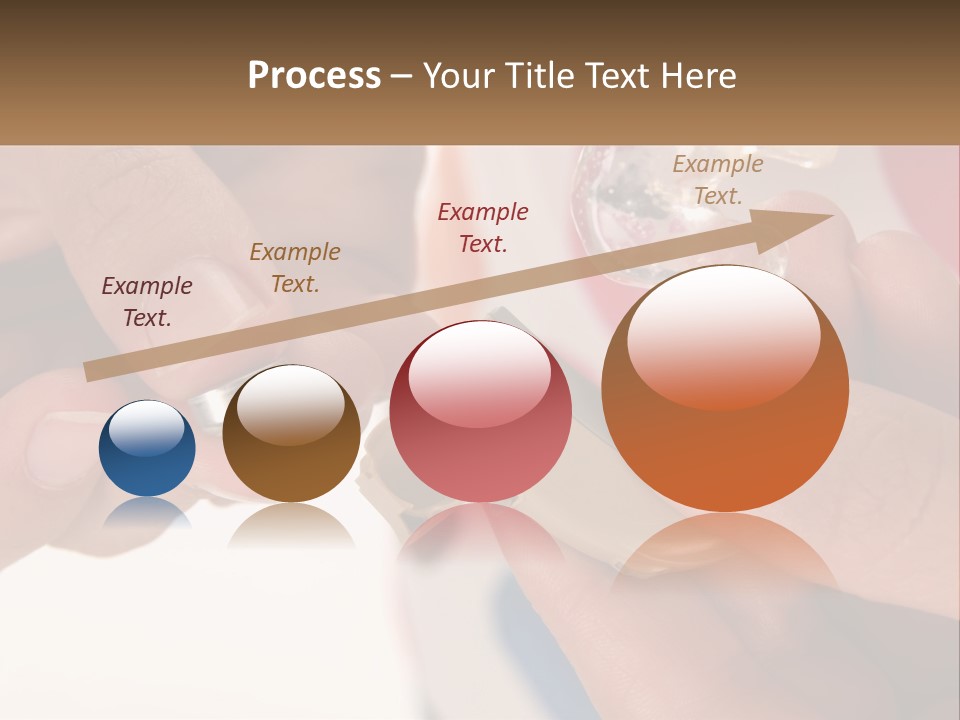 A Person Holding A Cell Phone In Their Hand PowerPoint Template