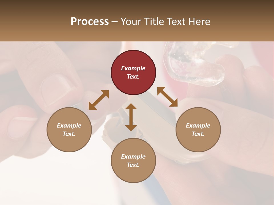 A Person Holding A Cell Phone In Their Hand PowerPoint Template