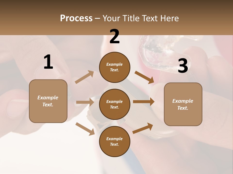 A Person Holding A Cell Phone In Their Hand PowerPoint Template