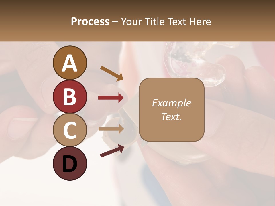 A Person Holding A Cell Phone In Their Hand PowerPoint Template