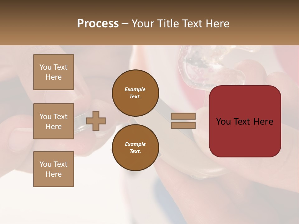 A Person Holding A Cell Phone In Their Hand PowerPoint Template