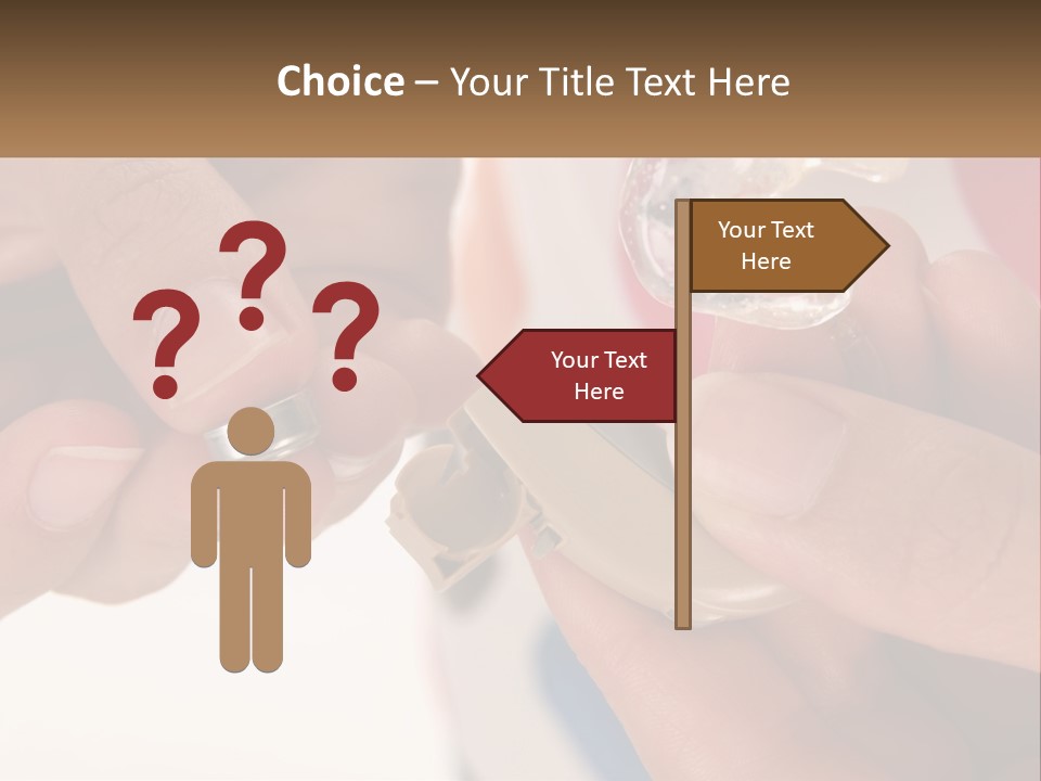 A Person Holding A Cell Phone In Their Hand PowerPoint Template