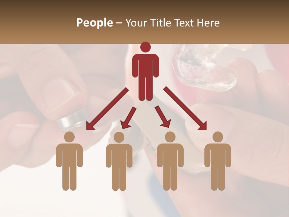 A Person Holding A Cell Phone In Their Hand PowerPoint Template