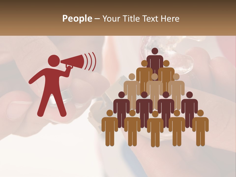 A Person Holding A Cell Phone In Their Hand PowerPoint Template