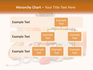 A Bowl Of Fruit And A Measuring Tape With A Glass Of Orange Juice PowerPoint Template