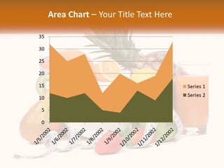 A Bowl Of Fruit And A Measuring Tape With A Glass Of Orange Juice PowerPoint Template