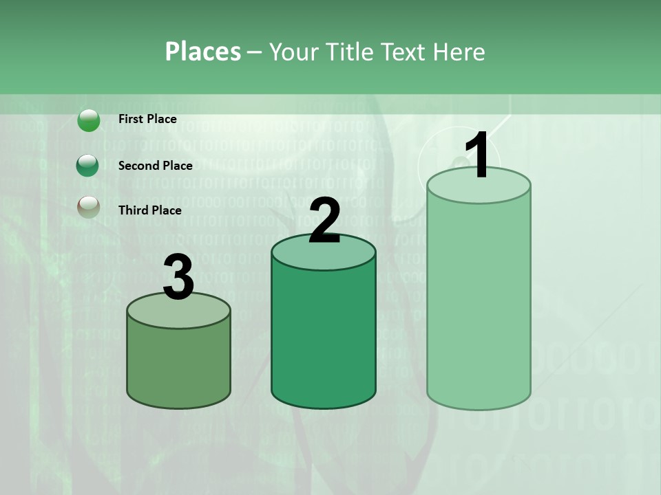 A Man In A Green Suit Is Standing In Front Of A Green Background PowerPoint Template