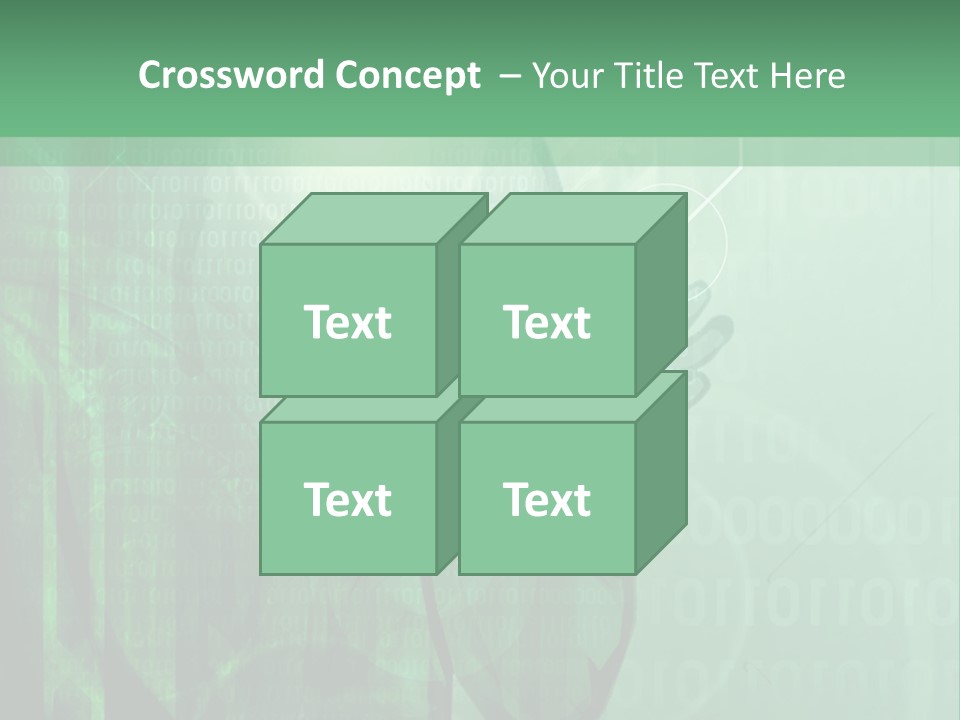 A Man In A Green Suit Is Standing In Front Of A Green Background PowerPoint Template