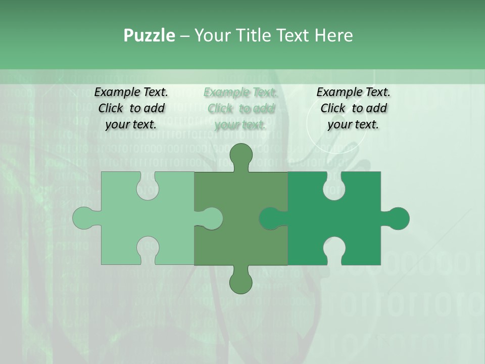 A Man In A Green Suit Is Standing In Front Of A Green Background PowerPoint Template