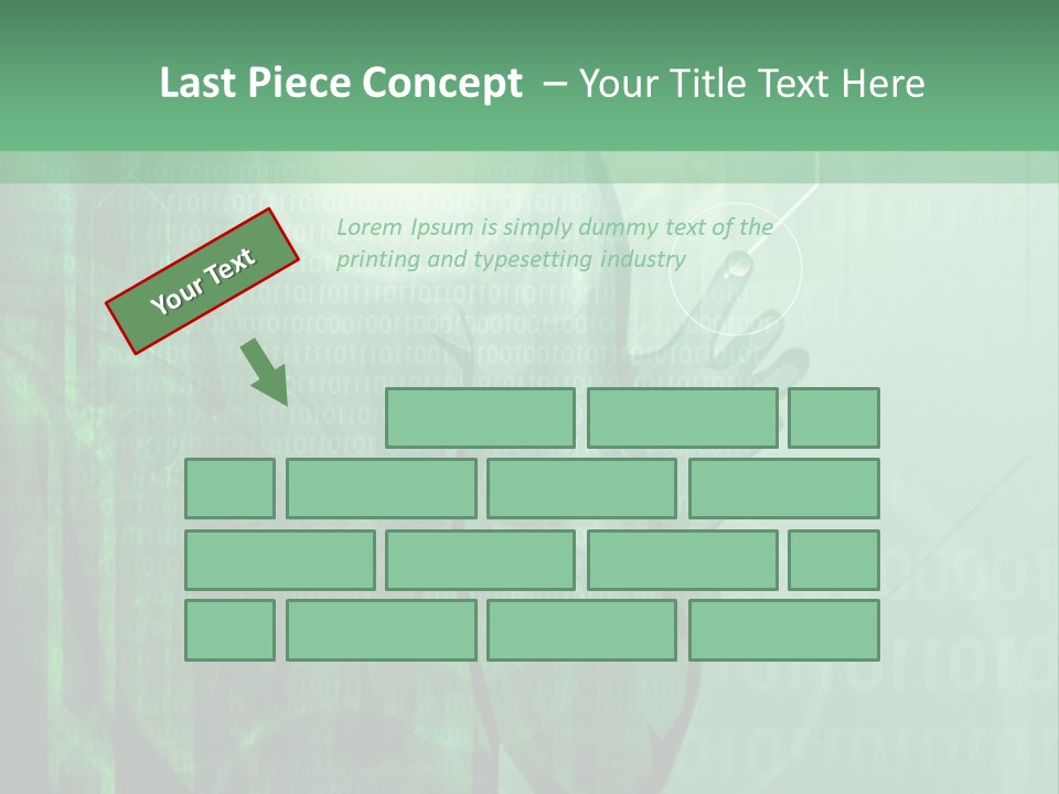 A Man In A Green Suit Is Standing In Front Of A Green Background PowerPoint Template