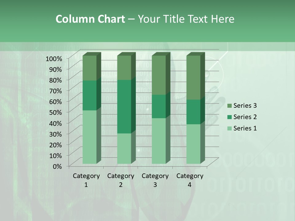 A Man In A Green Suit Is Standing In Front Of A Green Background PowerPoint Template