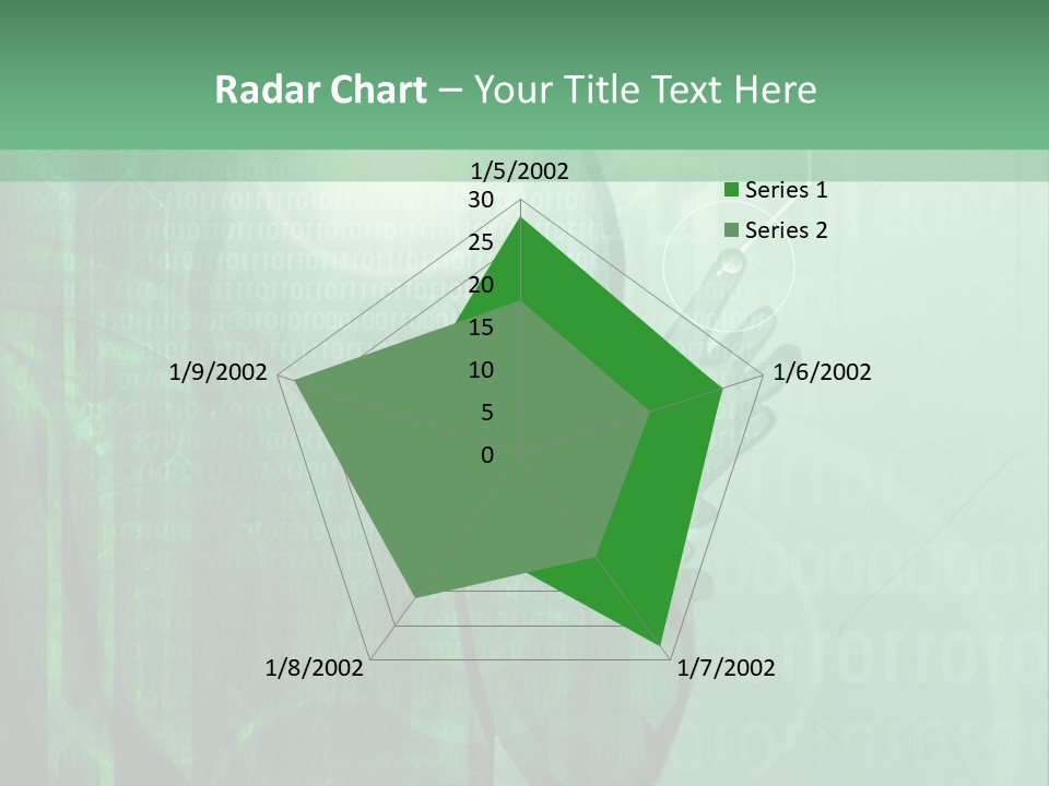 A Man In A Green Suit Is Standing In Front Of A Green Background PowerPoint Template