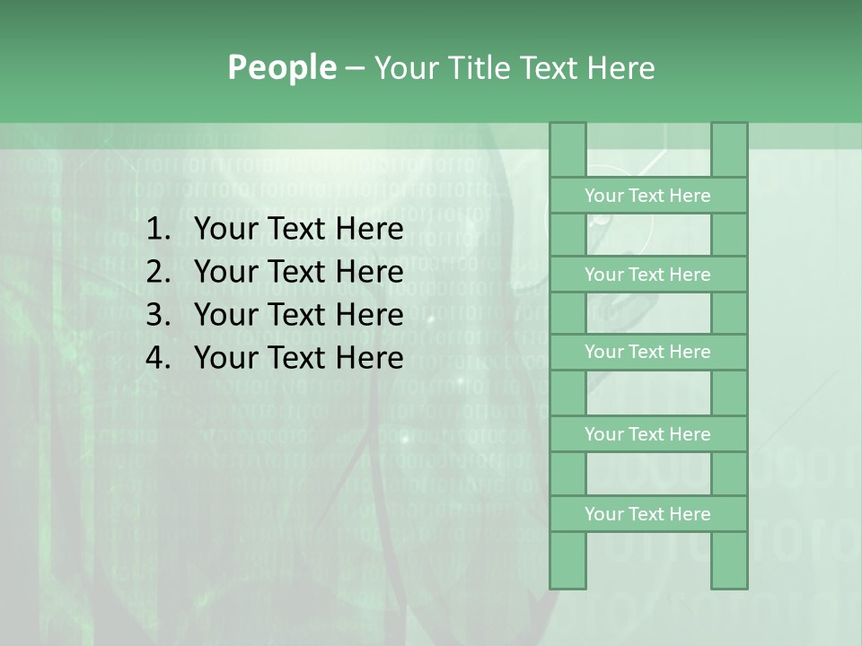 A Man In A Green Suit Is Standing In Front Of A Green Background PowerPoint Template