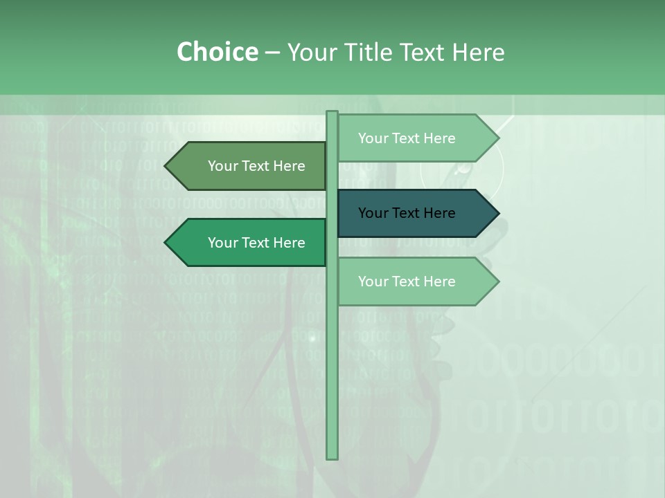 A Man In A Green Suit Is Standing In Front Of A Green Background PowerPoint Template