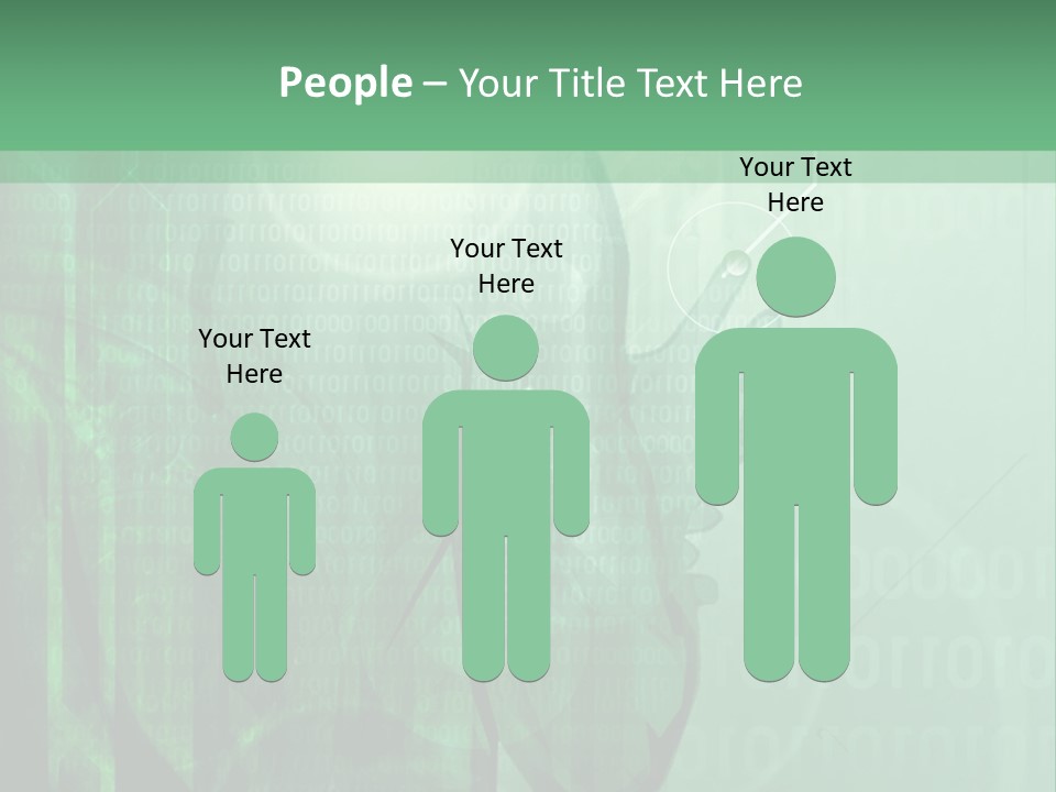 A Man In A Green Suit Is Standing In Front Of A Green Background PowerPoint Template