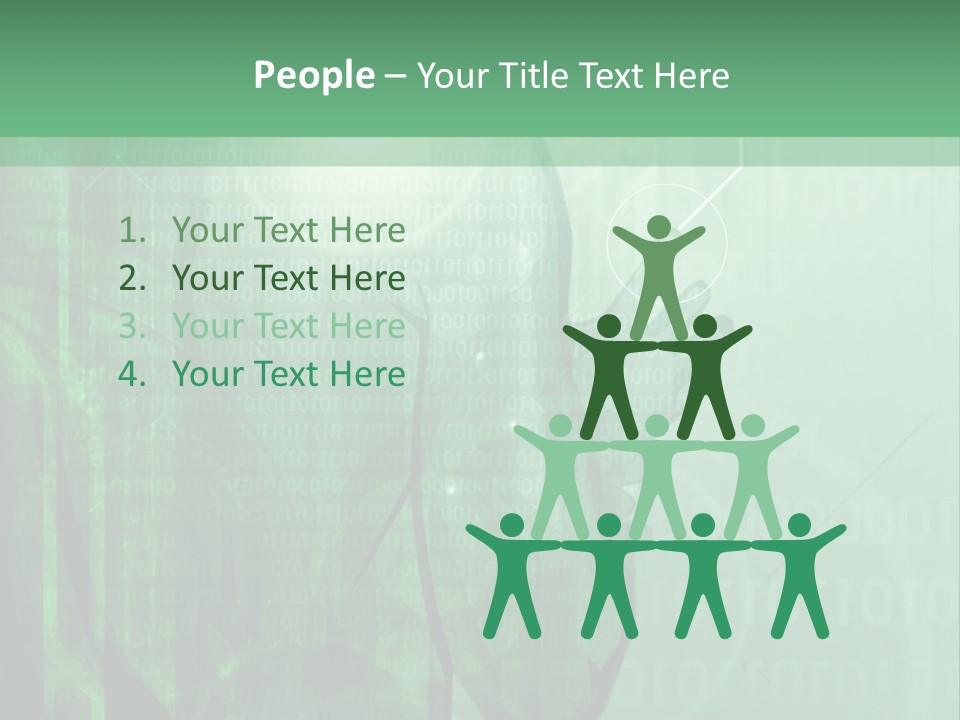 A Man In A Green Suit Is Standing In Front Of A Green Background PowerPoint Template