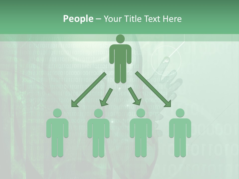 A Man In A Green Suit Is Standing In Front Of A Green Background PowerPoint Template