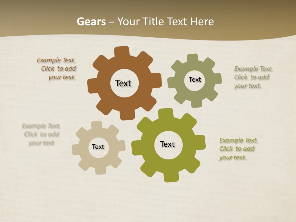 An Old Paper With A Brown Background PowerPoint Template