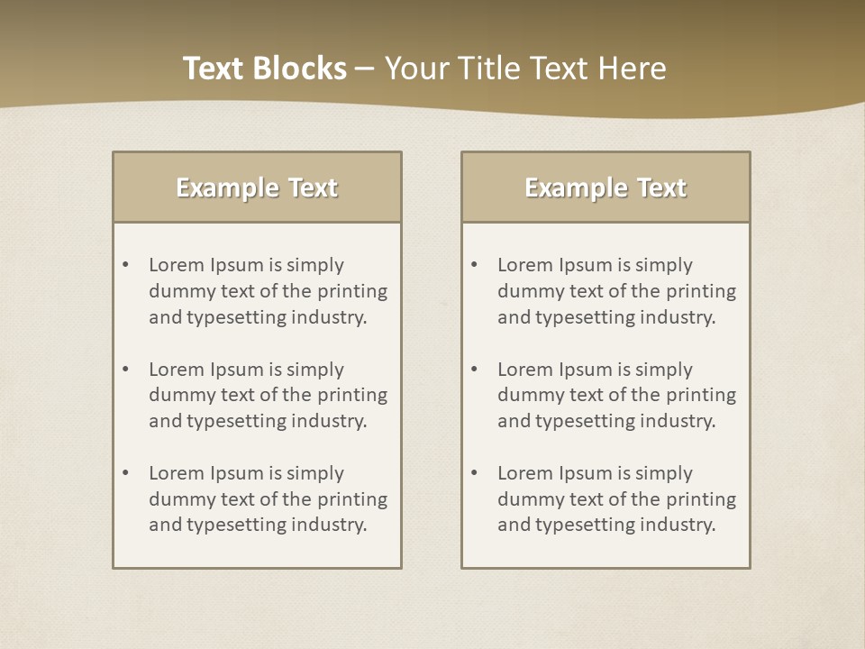 An Old Paper With A Brown Background PowerPoint Template