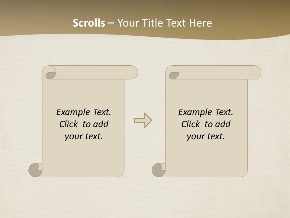 An Old Paper With A Brown Background PowerPoint Template