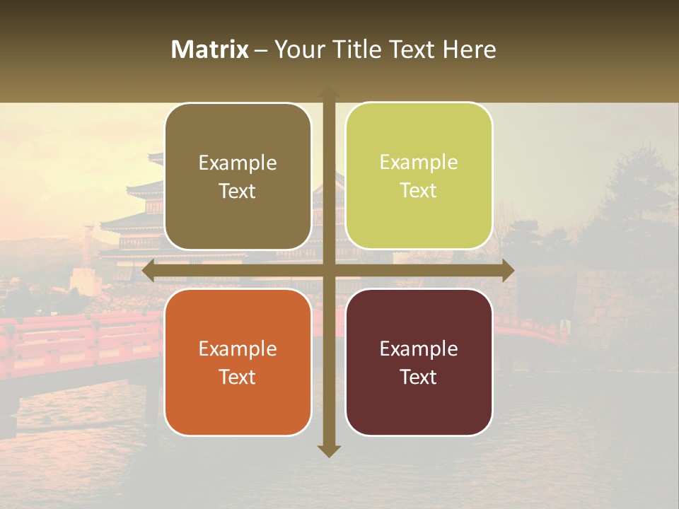 A Bridge Over A Body Of Water With A Building In The Background PowerPoint Template