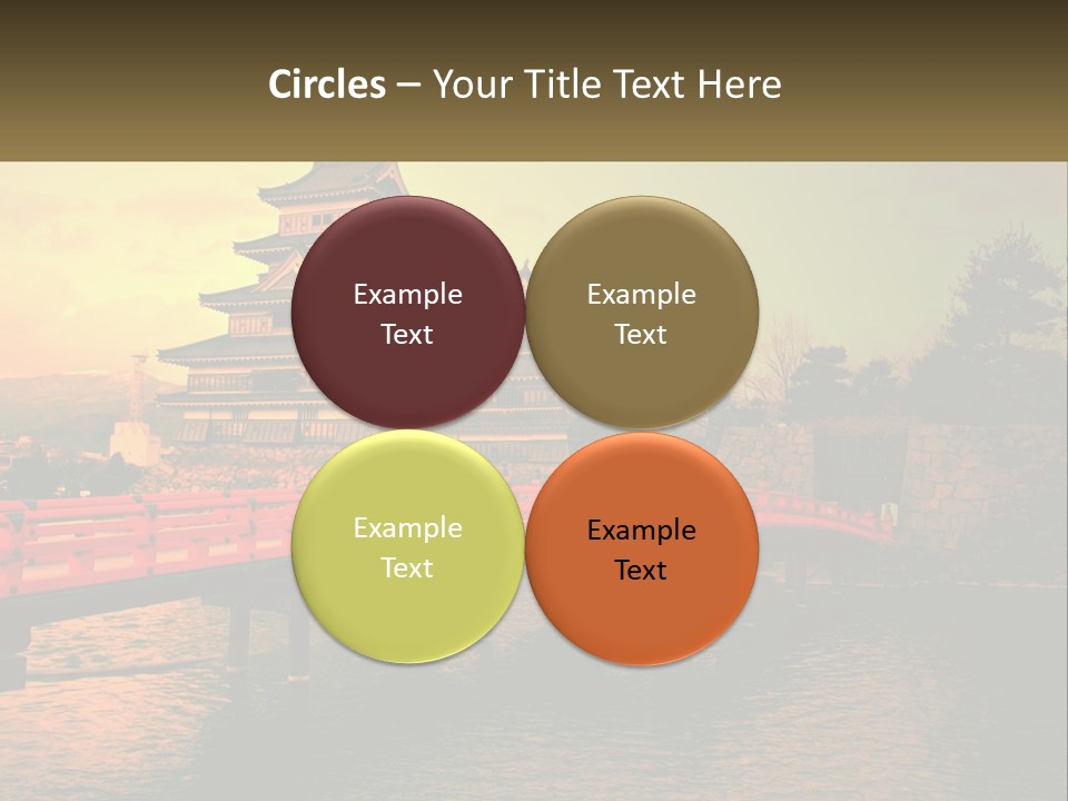 A Bridge Over A Body Of Water With A Building In The Background PowerPoint Template